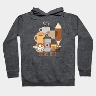 Coffee Time Mugs Hoodie